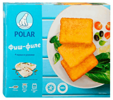 Կիսաֆաբրիկատներ - Ձկան կոտլետներ խմորապատ  POLAR K 61